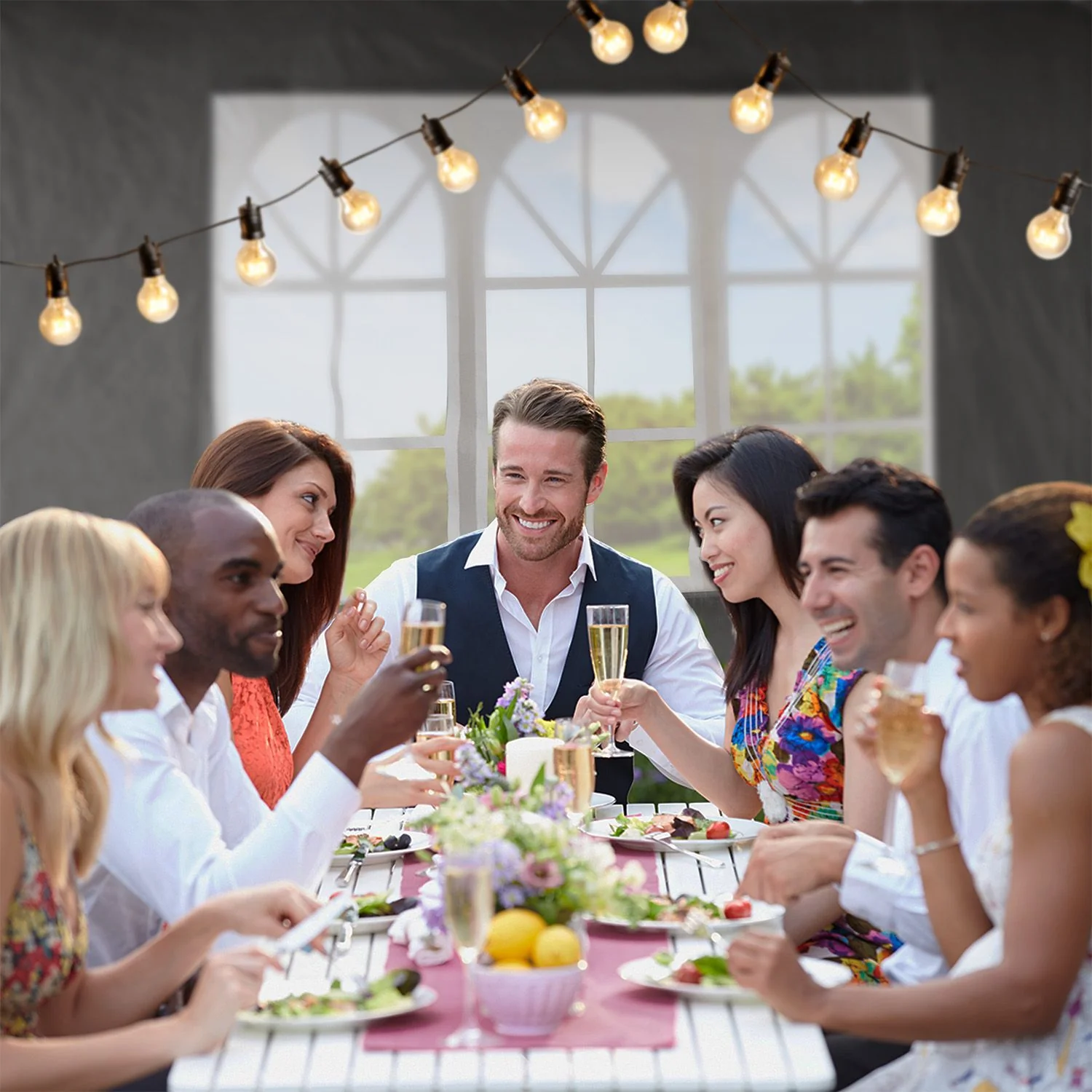 Partyzelt 2025, 3 x 6 m