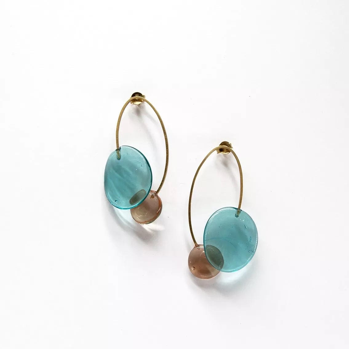 Elia earrings with Murano glass