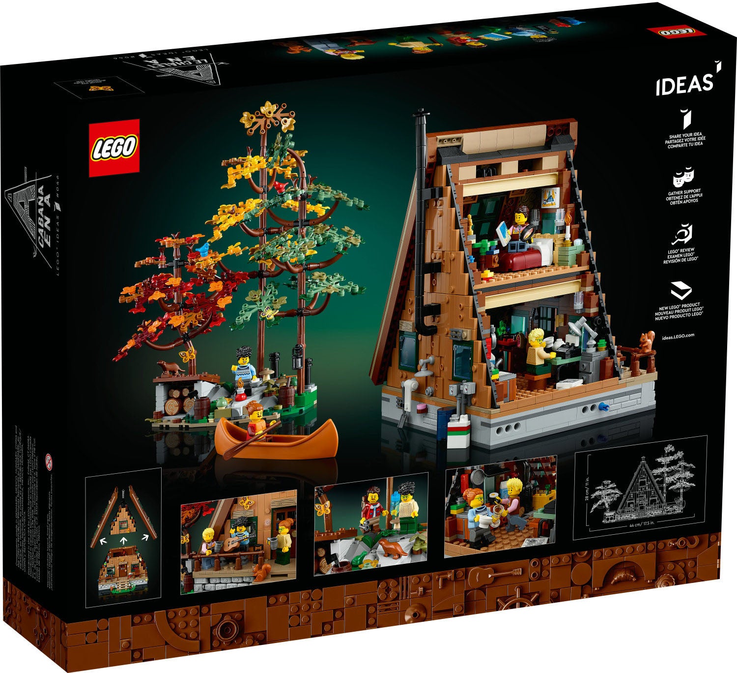 LEGO – Ideas A-Frame-Hütte 21338