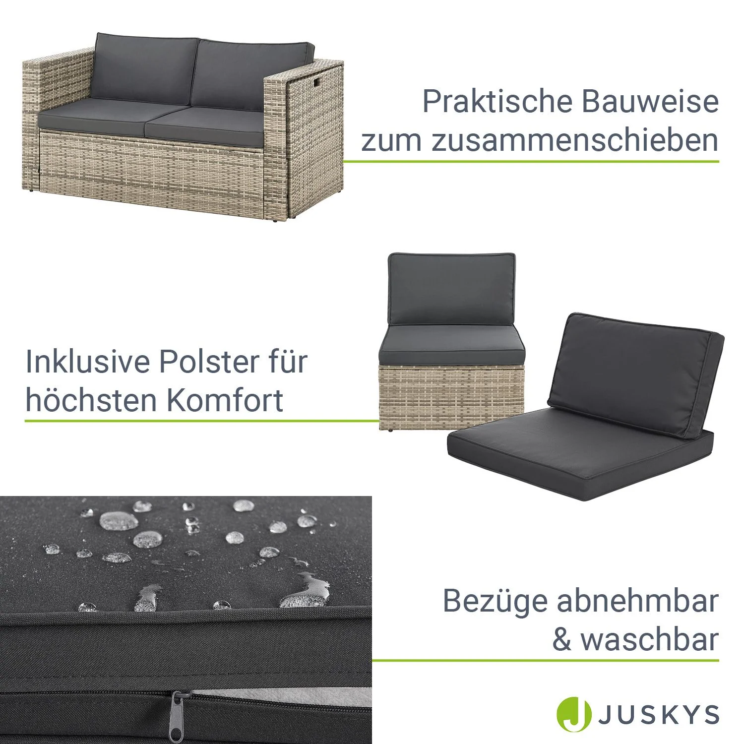 Ensemble de jardin Salou en polyrotin 2025