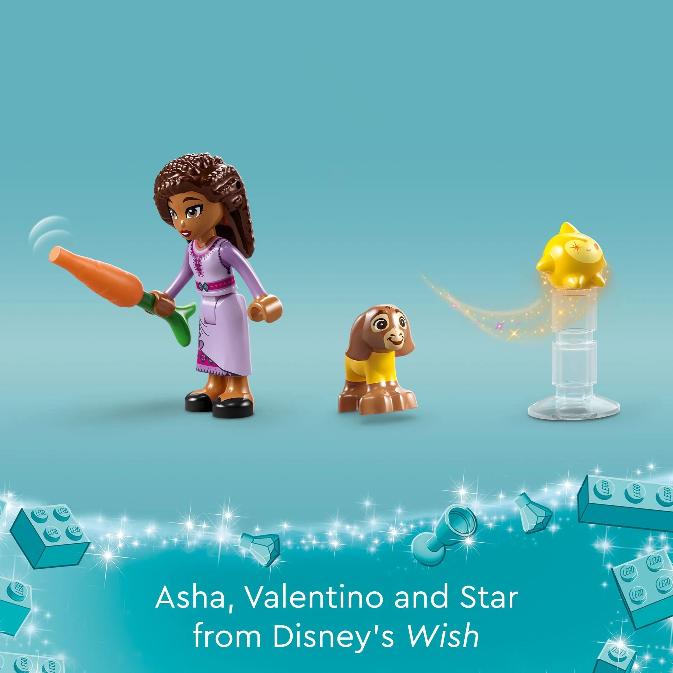 LEGO Disney Wish: Asha in der Stadt der Rosen 43223 Bauset – ein Modell zum Bauen, basierend auf dem Disney-Film, das zu Abenteuern und kreativem Spielen anregt. Ein tolles Geschenk für Kinder und Fans ab 6 Jahren.