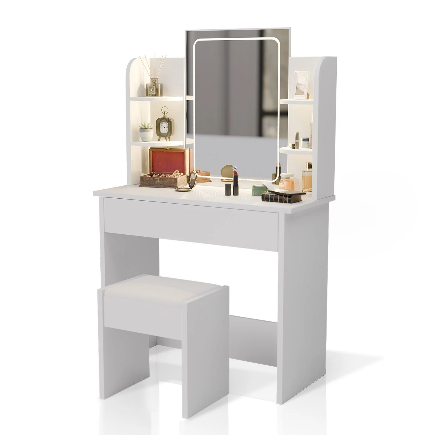 Zoey Schminktisch 2025 mit Melly Hocker