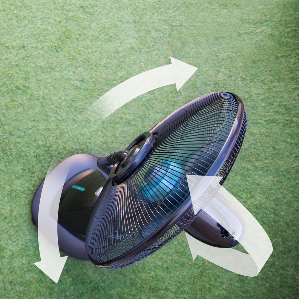 Ventilateur brumisateur d'eau douce Cecotec EnergySilence 490 avec télécommande, 90 W, diamètre 40 cm, 5 pales, réservoir 2,8 L, minuterie 7,5 h, indicateur LED et oscillation