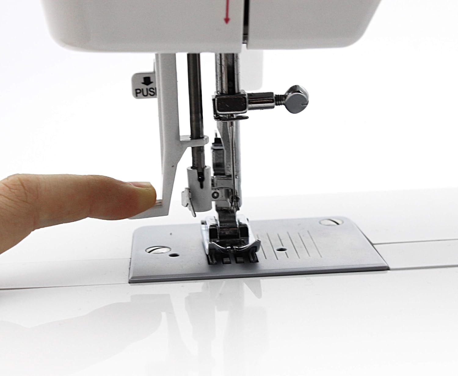 Alfa Practik 9 Nähmaschine, 34 Stiche, LED-Licht, Metallgehäuse