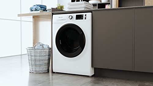 Lave-linge frontal Bauknecht W Active 8A (2025) / 8 kg / Élimination puissante des taches / Programmes vapeur / Option hygiène vapeur / Classe énergétique A / Fonction Stop&Add / Moteur ProSilent. Blanc