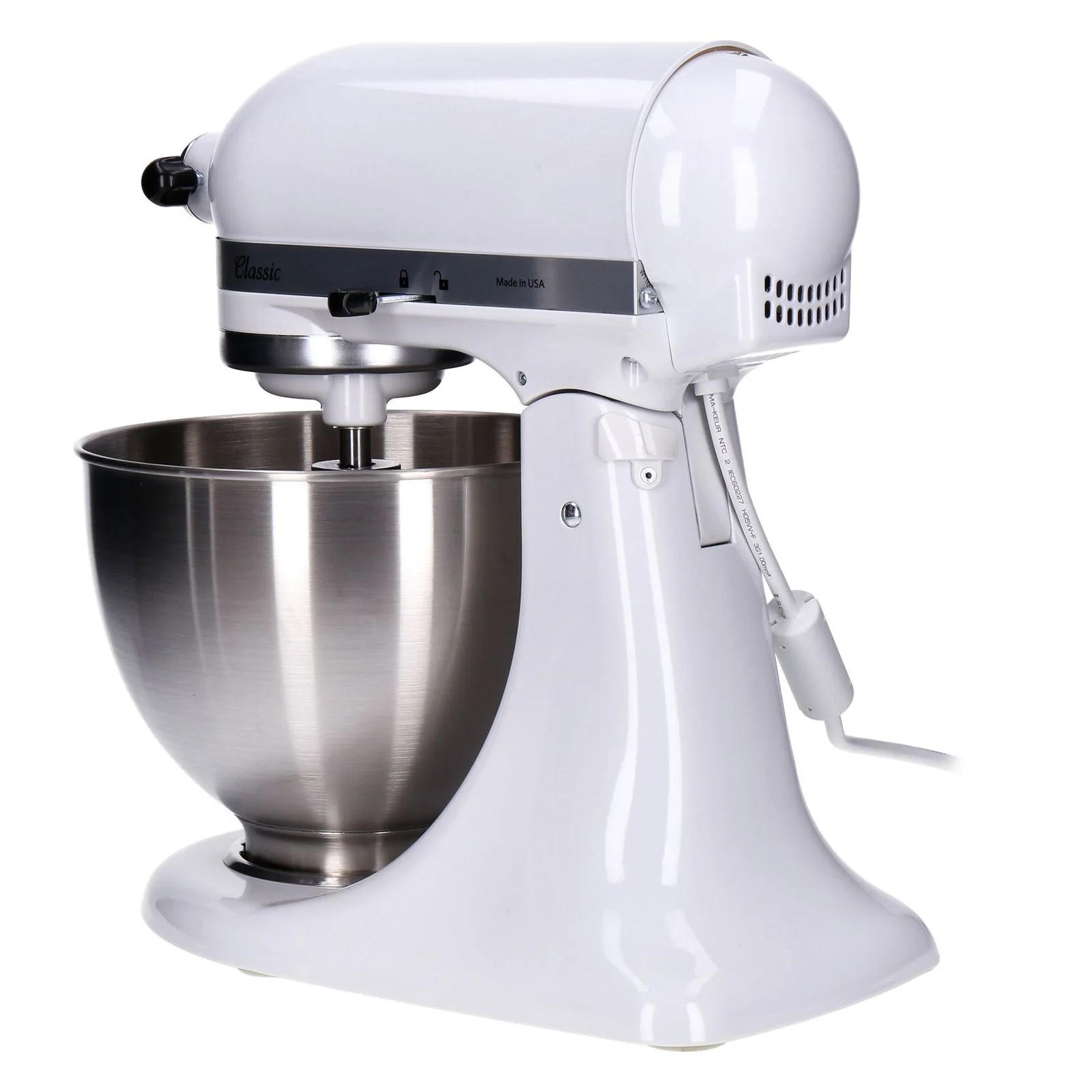 KitchenAid Classic 5K45SSEWH Weiße Küchenmaschine (Modelljahr 2025)