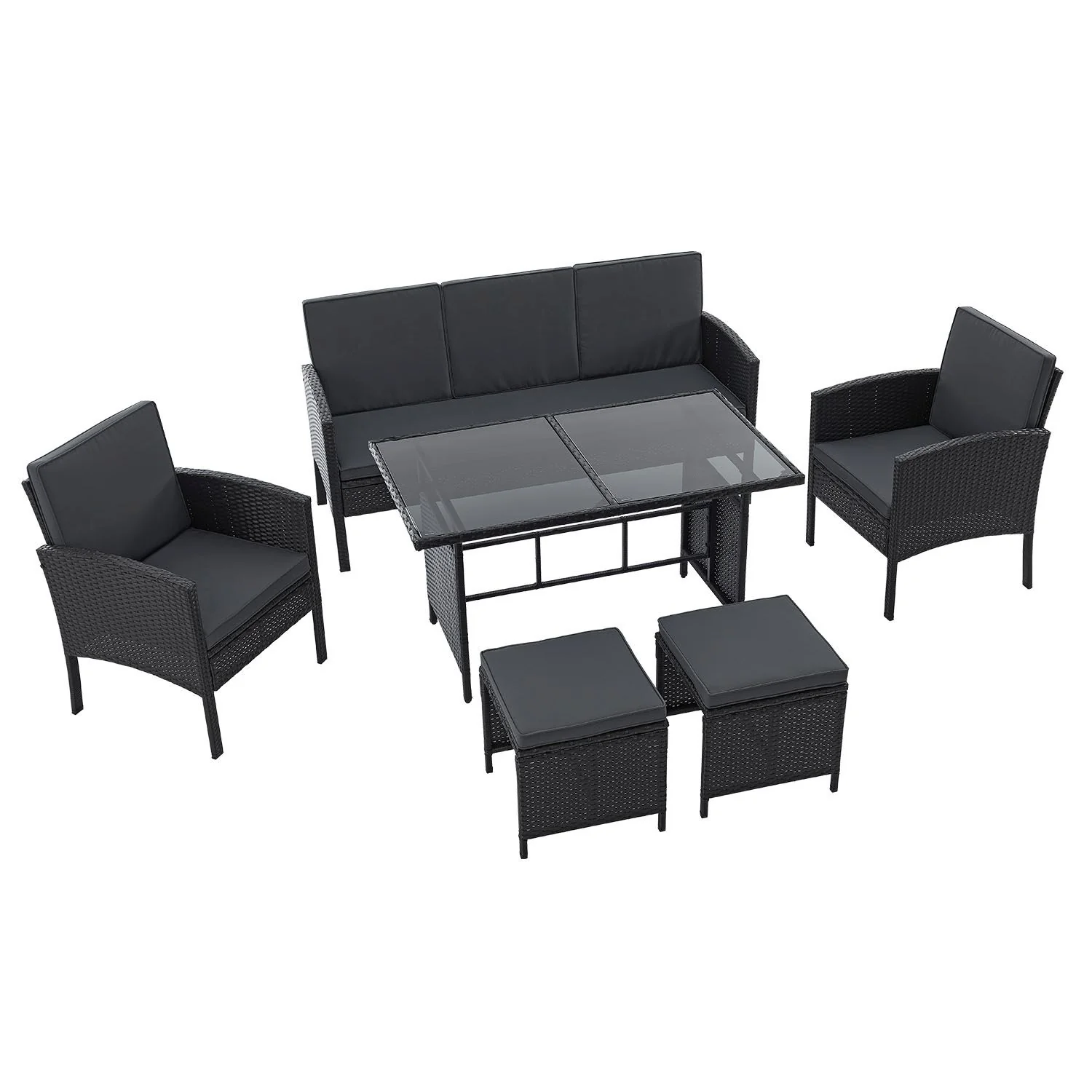 Ensemble de salon Turin en polyrotin 2025