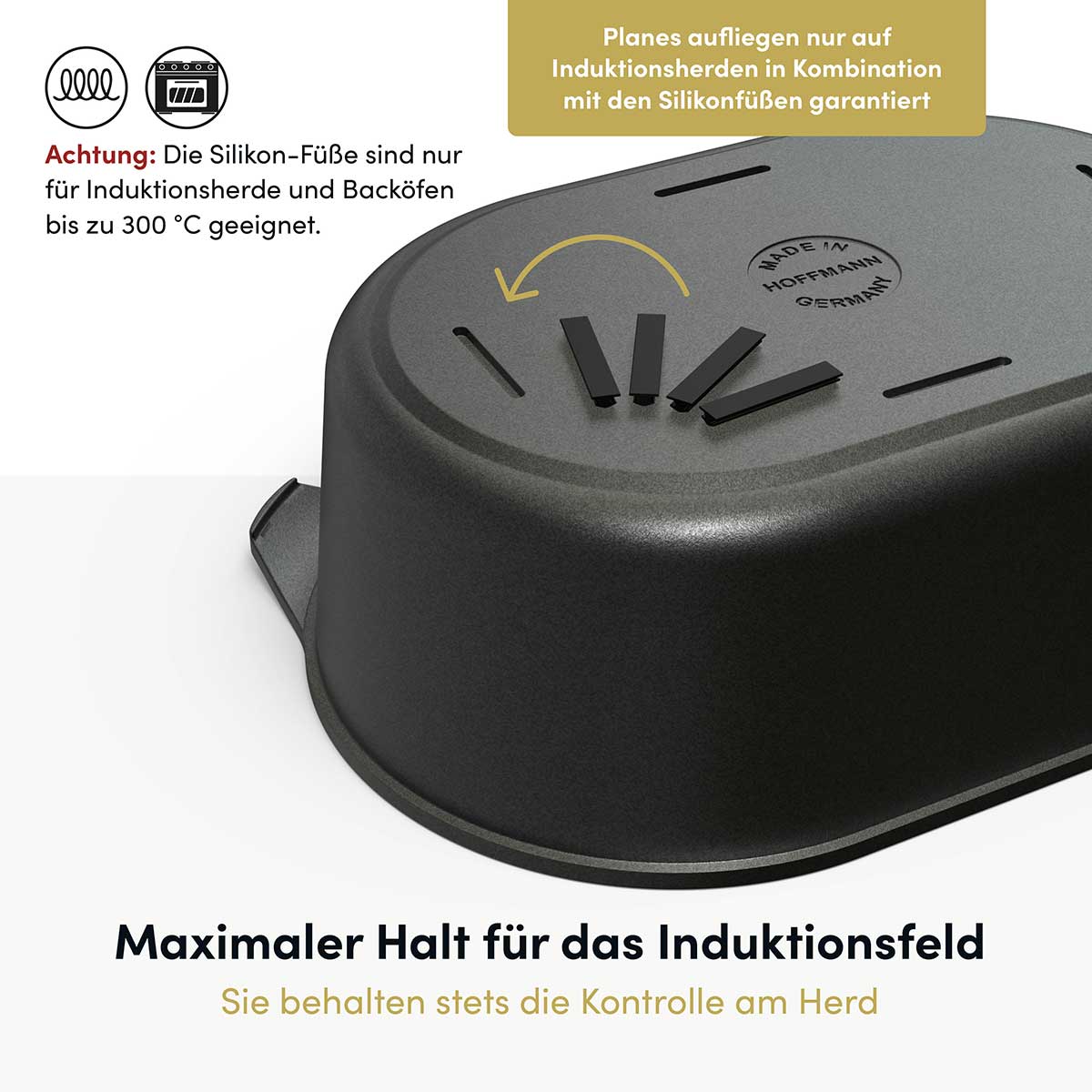 Plat à rôtir 2 en 1 2025, 33,5 x 23,5 cm avec couvercle