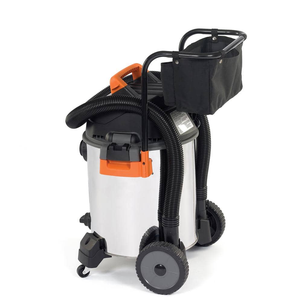 Aspirateur eau et poussière NXT 2025, 16 gallons (60 litres), 6,5 HP (puissance maximale), en acier inoxydable, avec filtre à poussière fine, tuyau verrouillable et accessoires WD1956