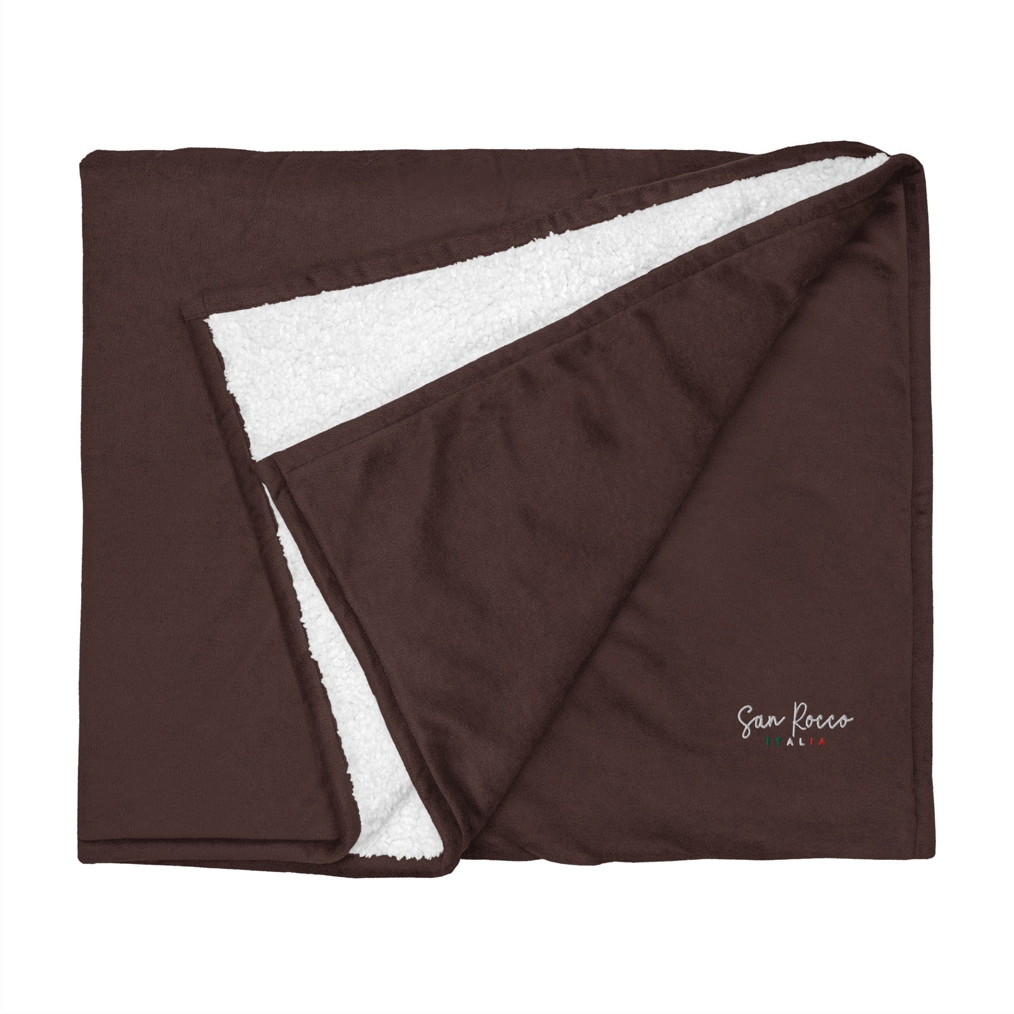 Premium San Rocco Italia sherpa blanket
