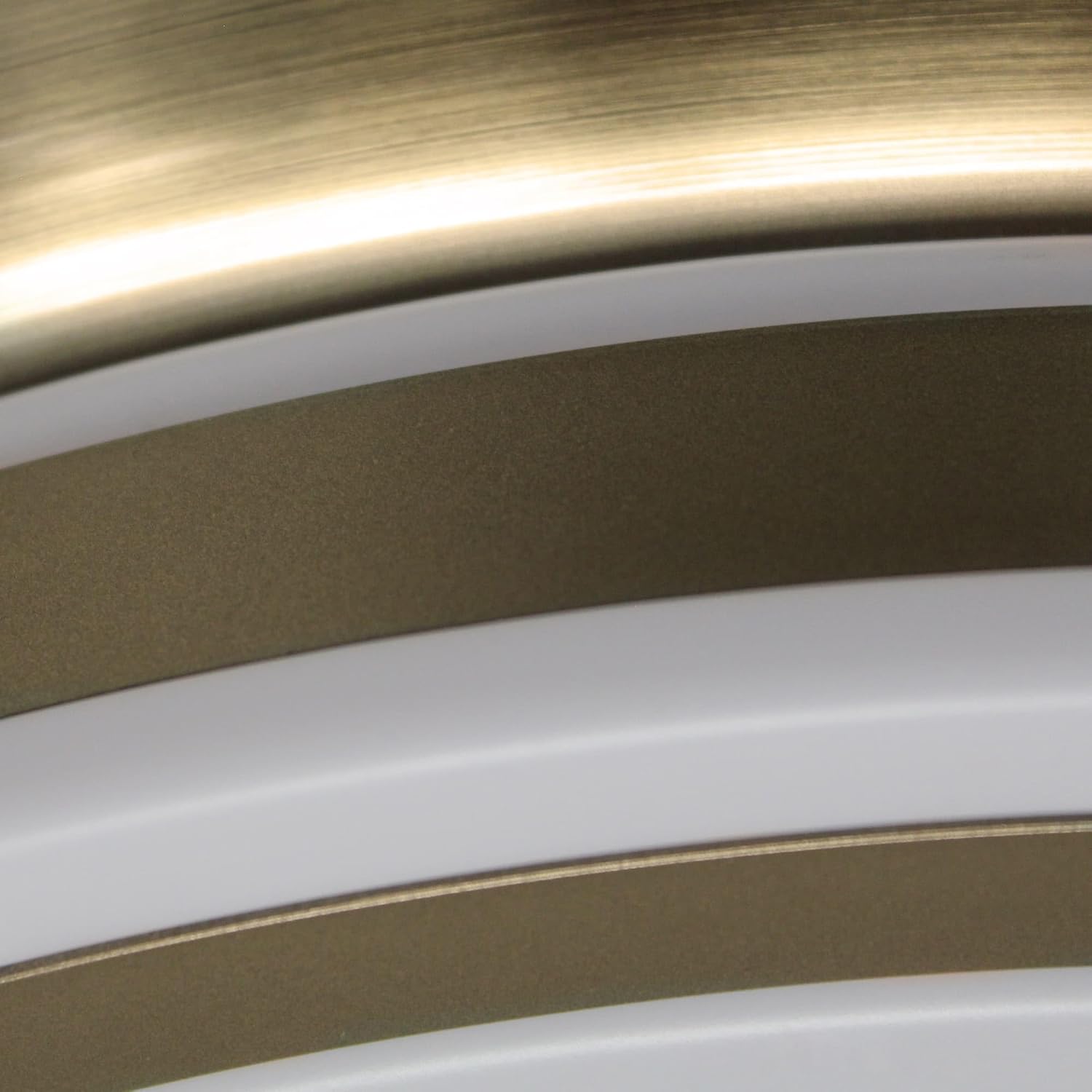 Wonderlamp – Mini ventilateur de plafond LED Pearl avec pales rétractables, moteur CC silencieux, 3 températures de couleur réglables, 46 W, blanc