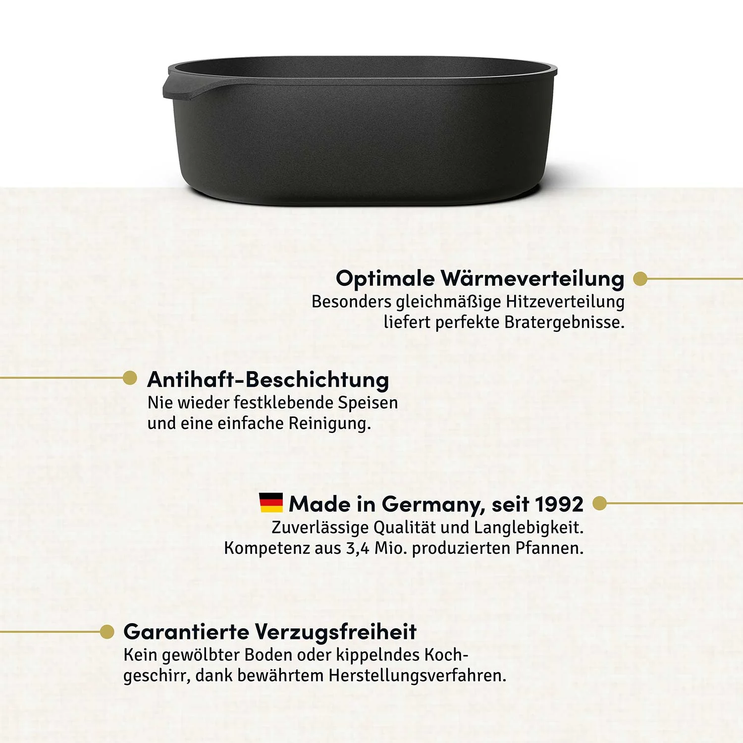 Plat à rôtir 2025 de grande taille (39,2 x 26,3 cm) avec couvercle en option
