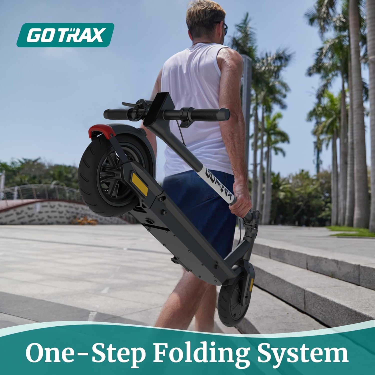 Trottinette électrique pour adultes, roues pneumatiques de 8,5 pouces, autonomie maximale de 14/18 miles, vitesse maximale de 15,5/18 mi/h, moteur de 300 W, avec régulateur de vitesse, pliable