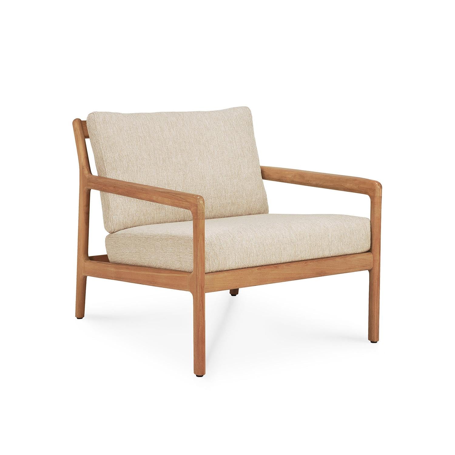 Jack Outdoor Lounge Chair - Teak with Natural