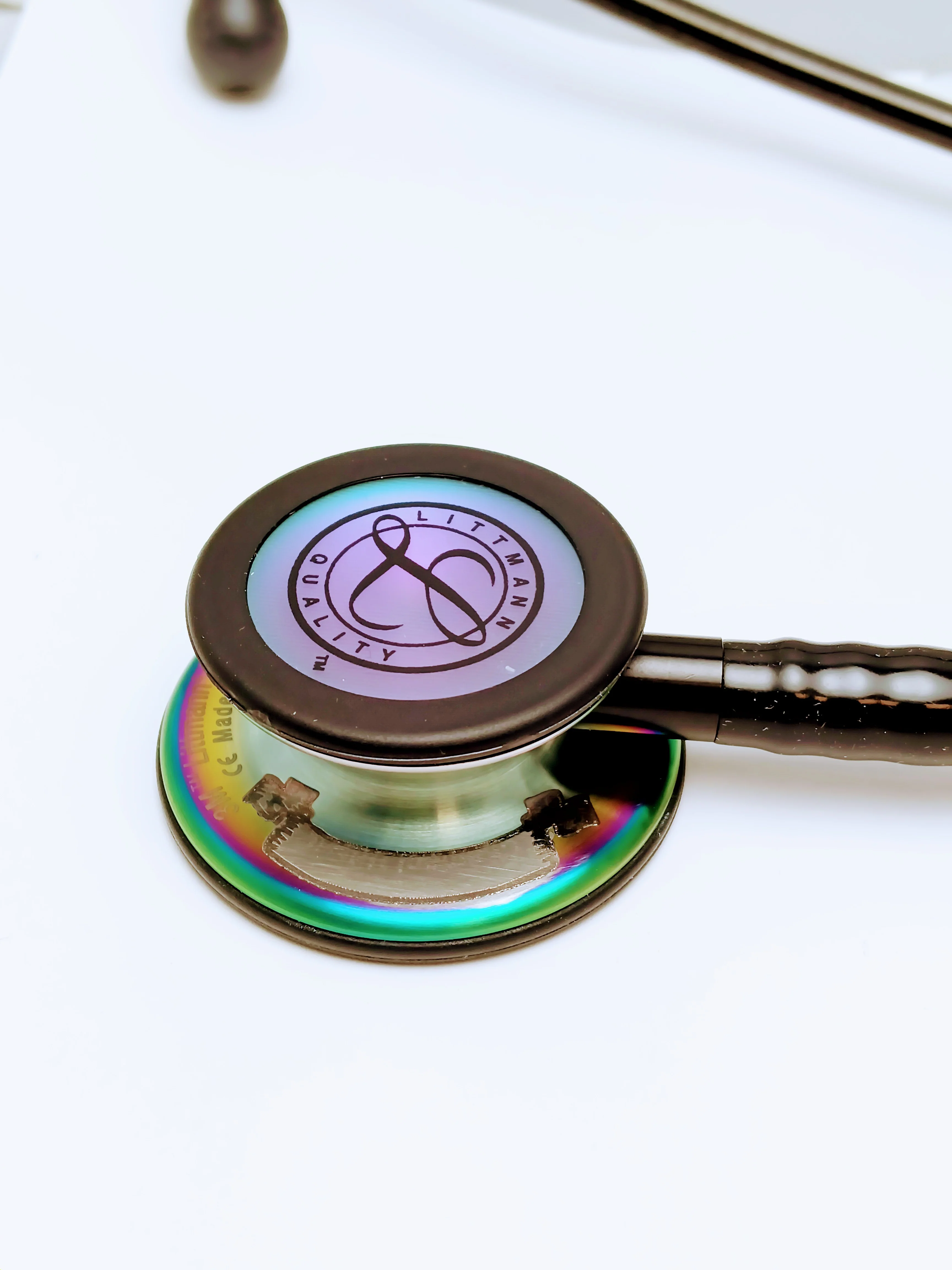 Littmann Classic III Überwachungsstethoskop 2025: Komplett schwarz 5803 - Zusätzliche Gravur