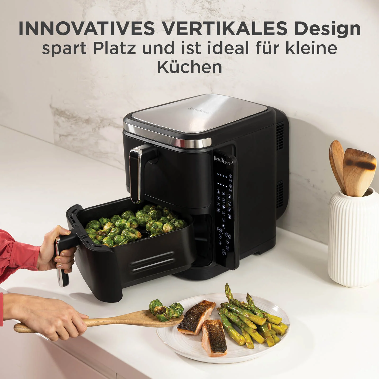 Rosmarino Tower XXL Heißluftfritteuse 2025 – 10,4 l