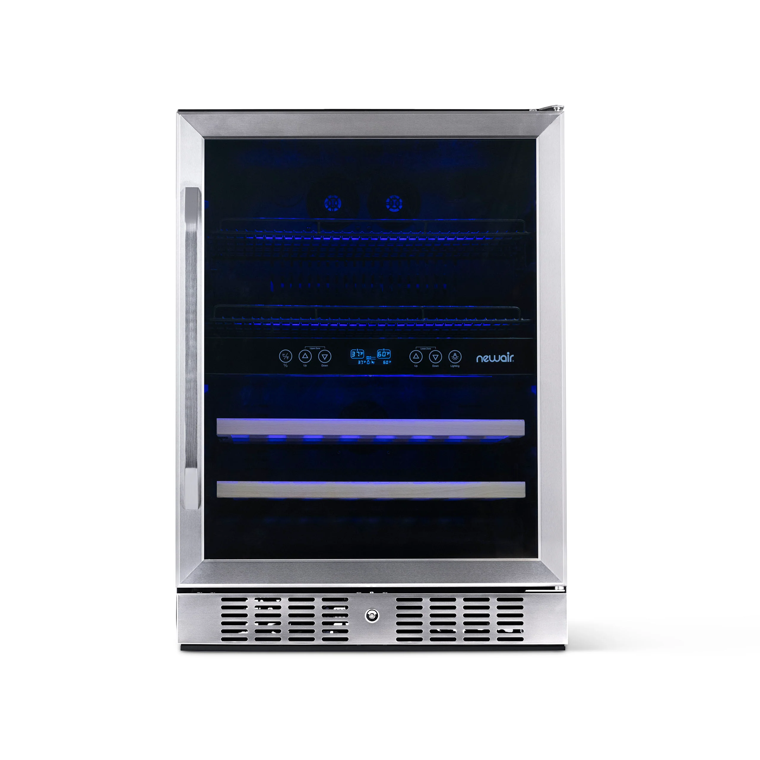 2025 Newair® Indbygget køleskab med dobbelt zone til 70 dåser og 20 flasker - 24