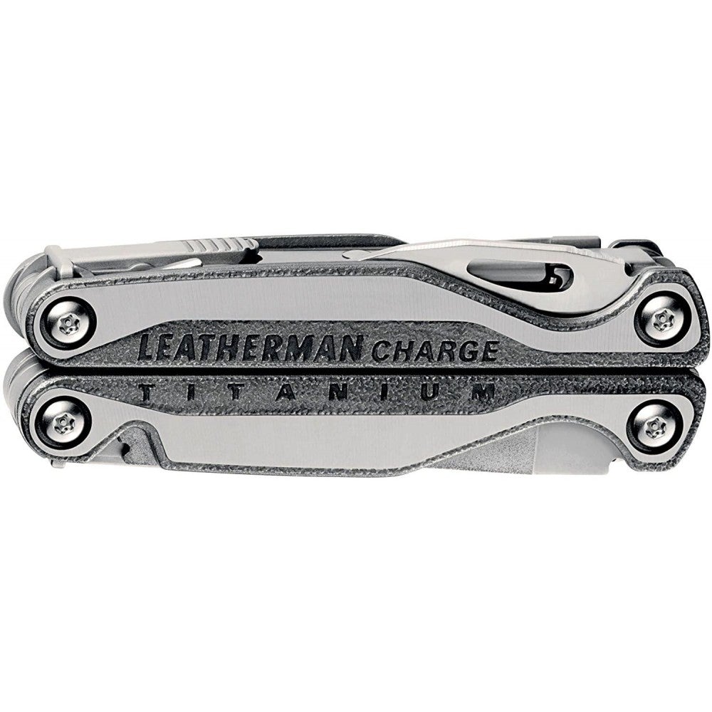 LEATHERMAN Charge Plus TTi Titanium Multi-Tool mit austauschbarer Premium-Schere und Drahtschneider, Edelstahl, hergestellt in den USA