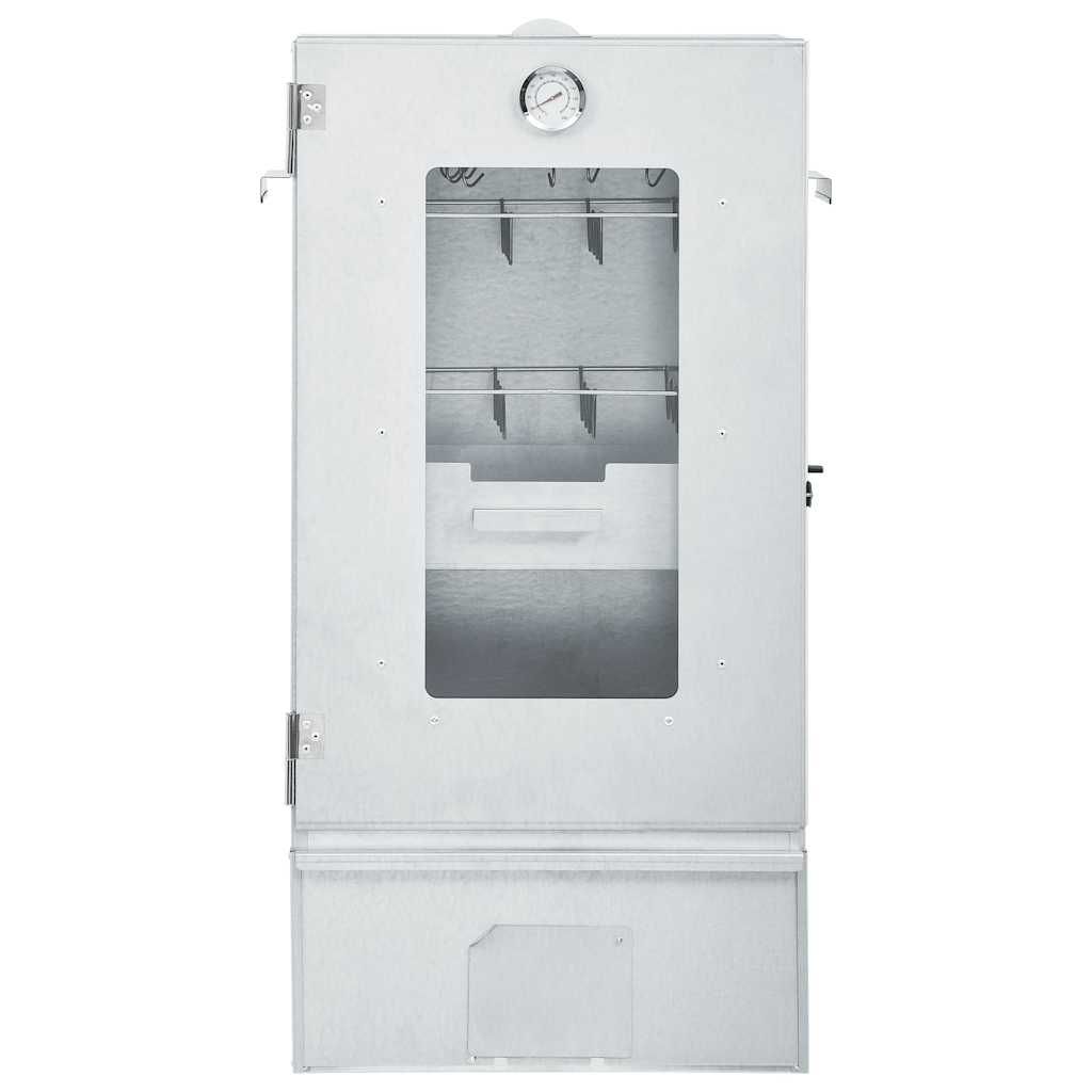 Four fumoir pour barbecue Vidaxl avec générateur de fumée froide en acier galvanisé