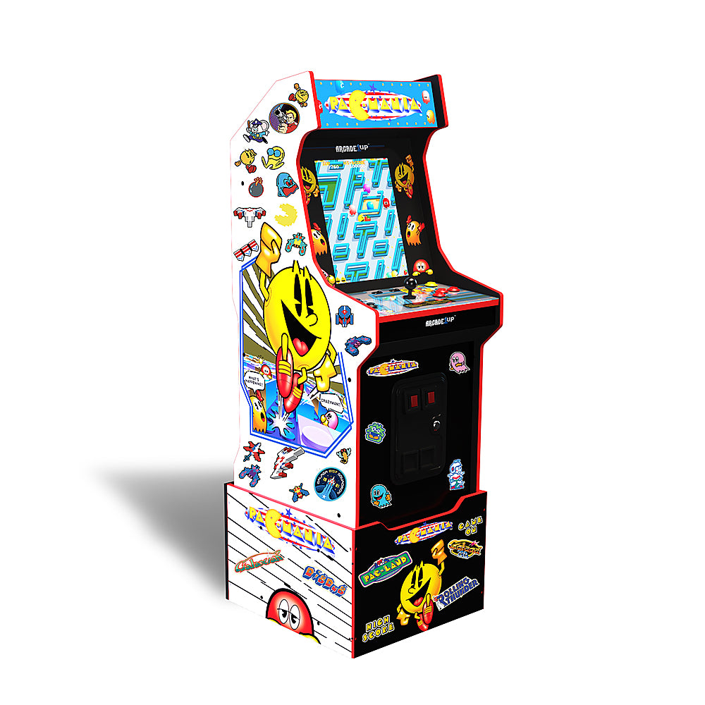 Borne d'arcade Pac-Man personnalisable 2025 par Arcade1Up avec Pac-Mania – Multicolore
