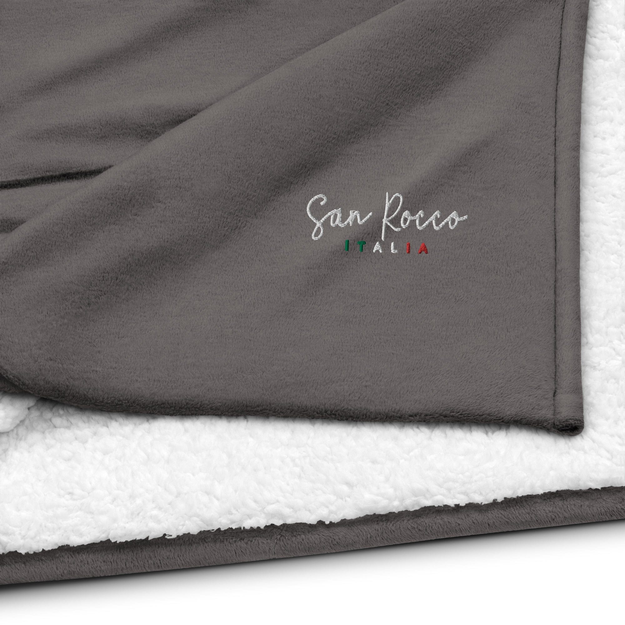 Premium San Rocco Italia sherpa blanket