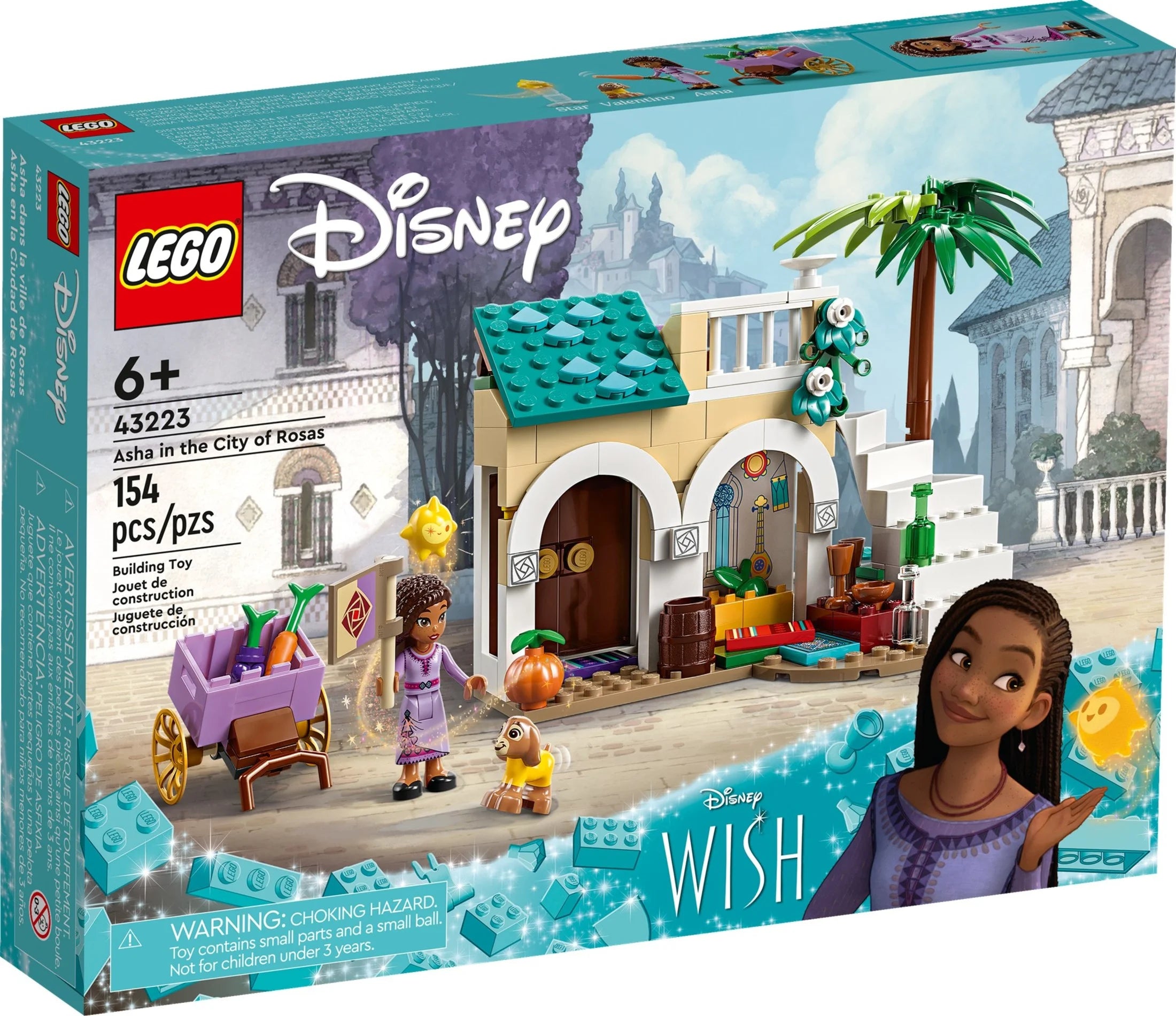 LEGO Disney Wish: Asha in der Stadt der Rosen 43223 Bauset – Ein baubares Modell aus dem Disney-Film, das zu Abenteuern und kreativem Spielen anregt. Ein tolles Geschenk für Kinder und Fans ab 6 Jahren.