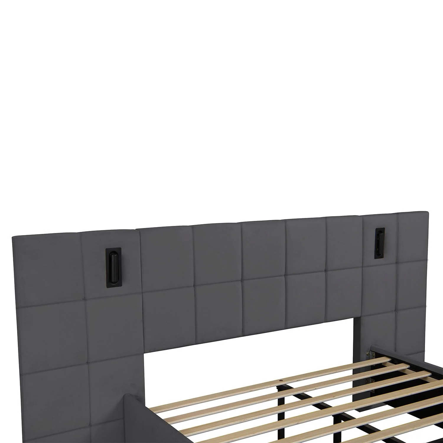 2025 Lit rembourré en velours Luzano