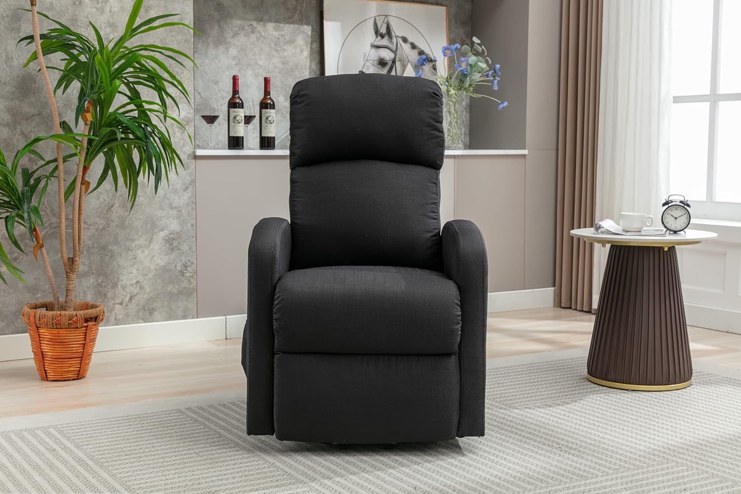 Astan Hogar Relaxsessel mit Hebefunktion, elektrisch verstellbar, Stoffbezug, Premium Plus Modell AH-AR30630NG