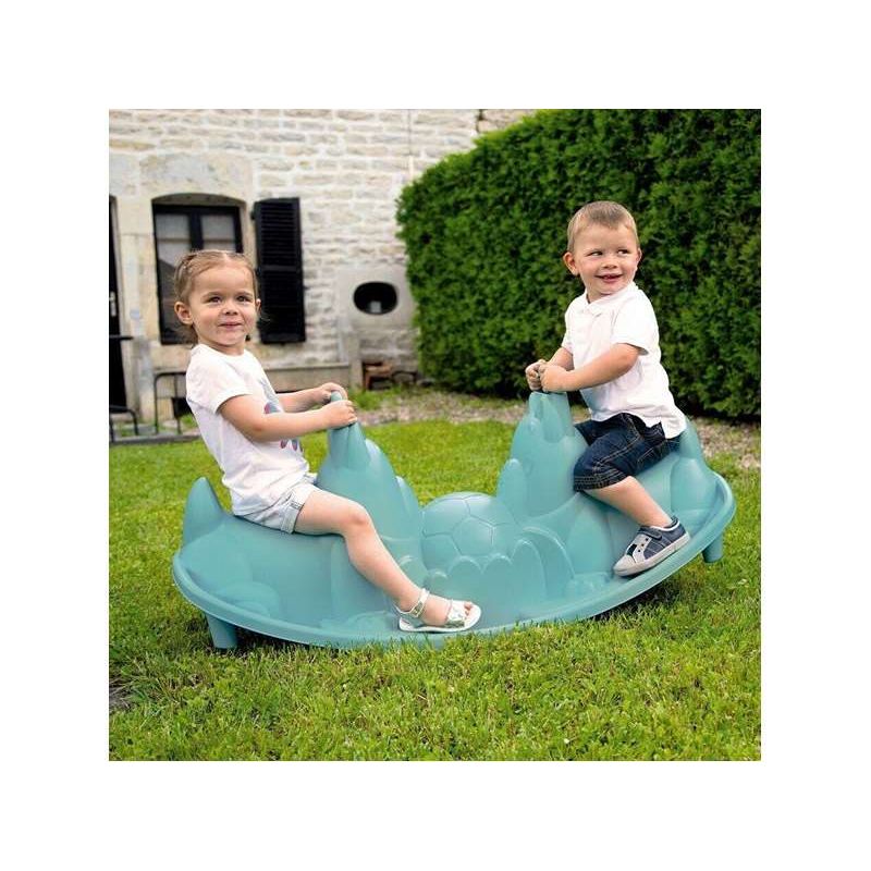 Doppelsitzbank „Double Dog Rocker“ Sturmblau 115x50,70x49,50 cm