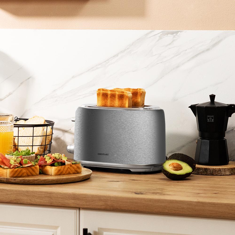 Toast&Taste 1000 Retro Dobbelt Rustfrit Stål