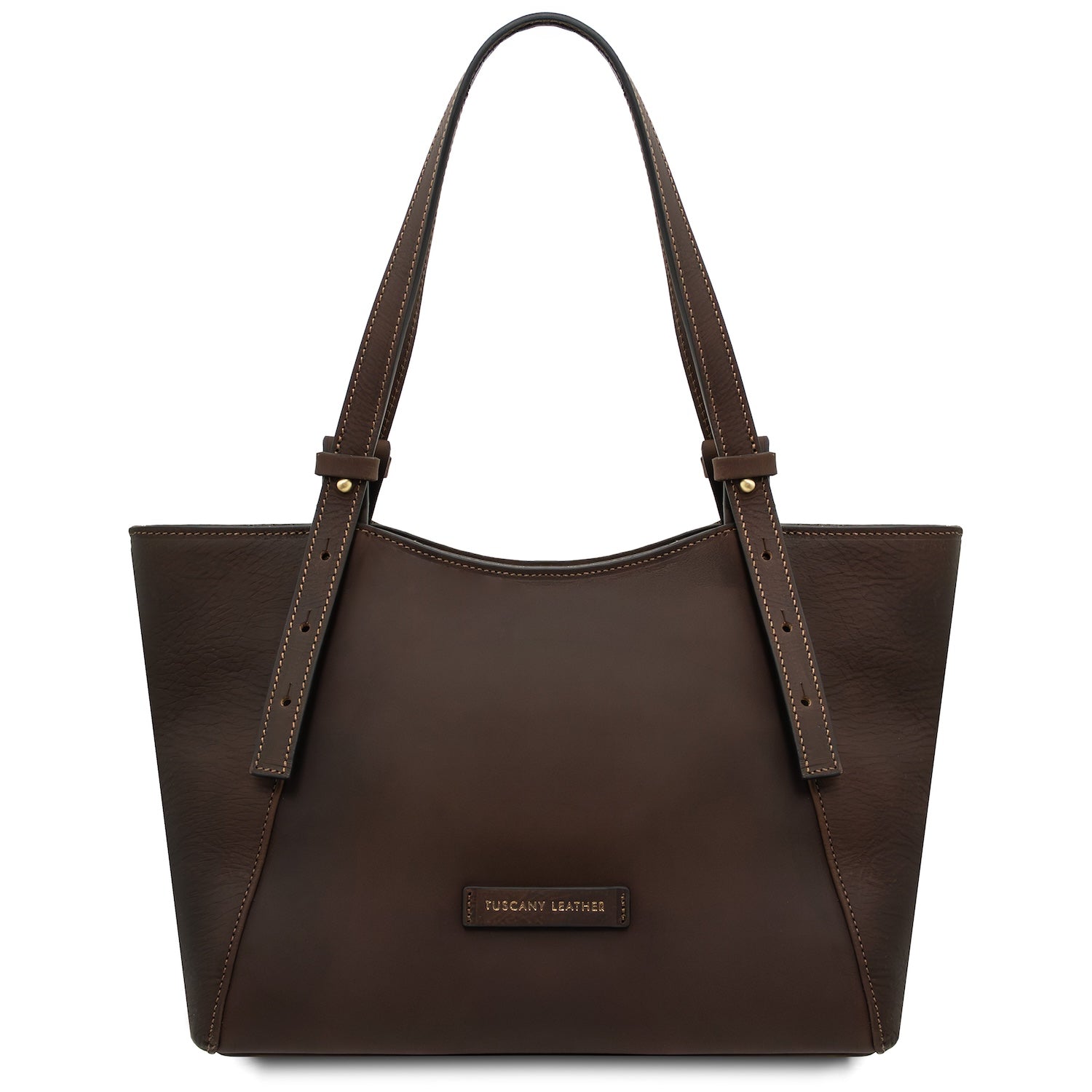 Libra - Long handle leather tote bag | TL142562