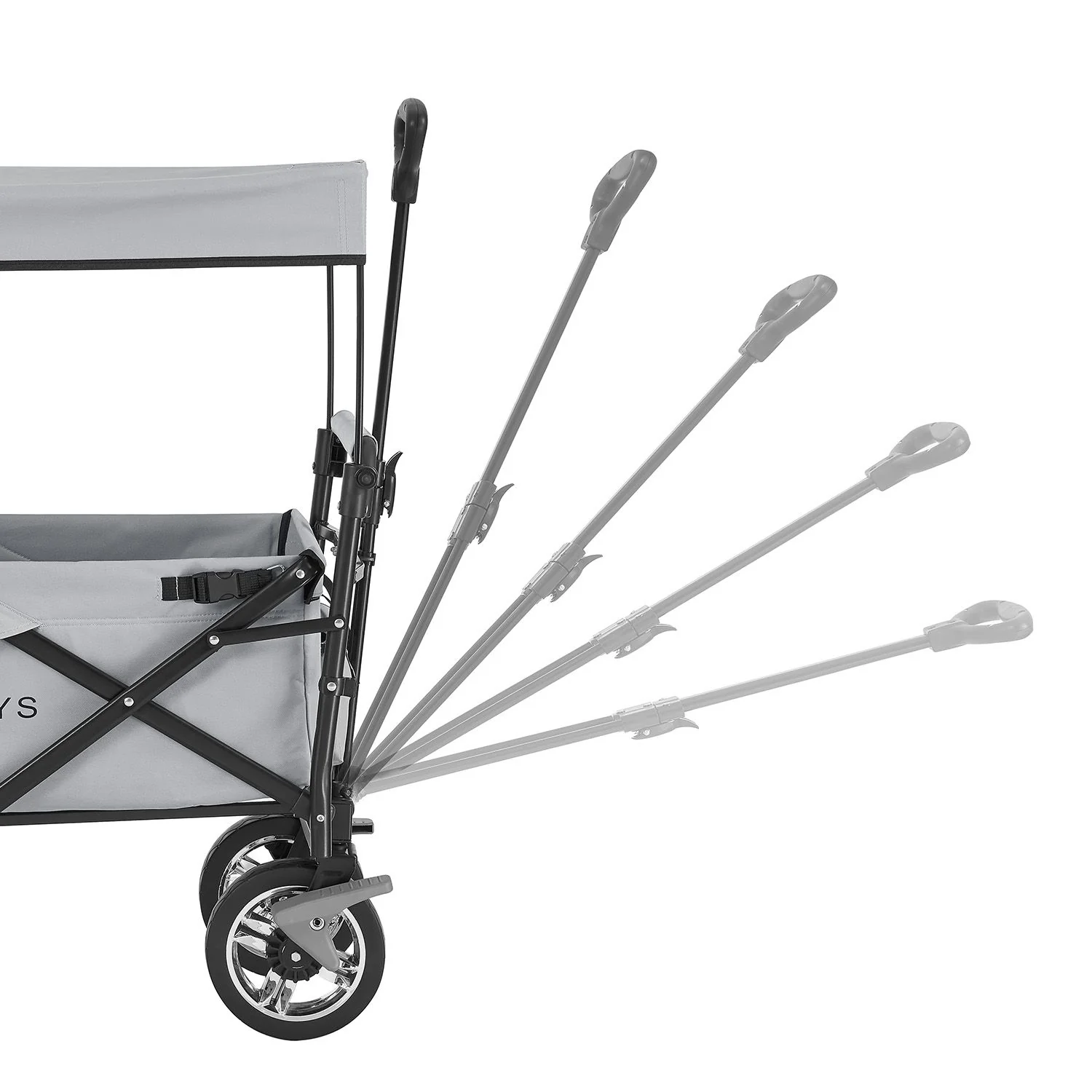 Poussette pliante 2025 avec toit et sac