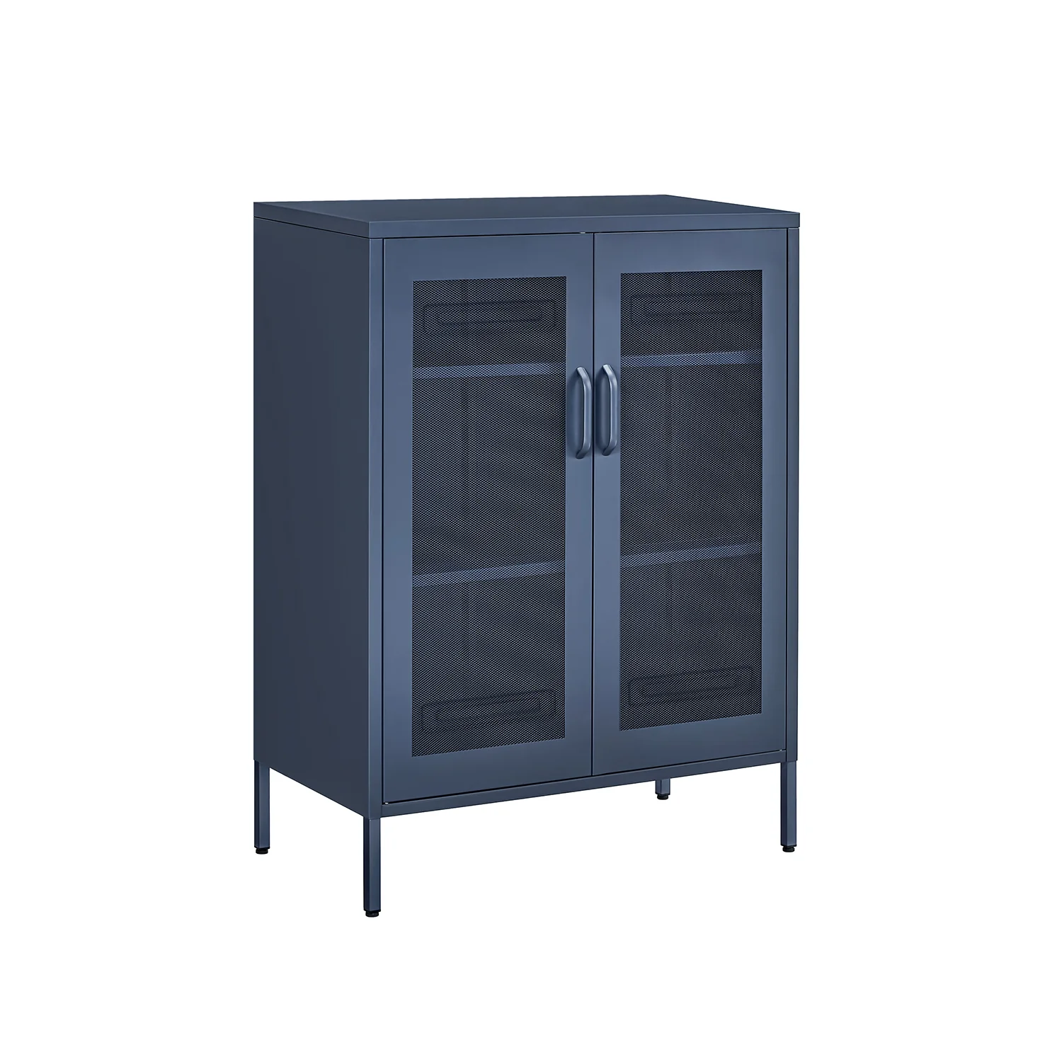 Metalopbevaringsskab med netdøre