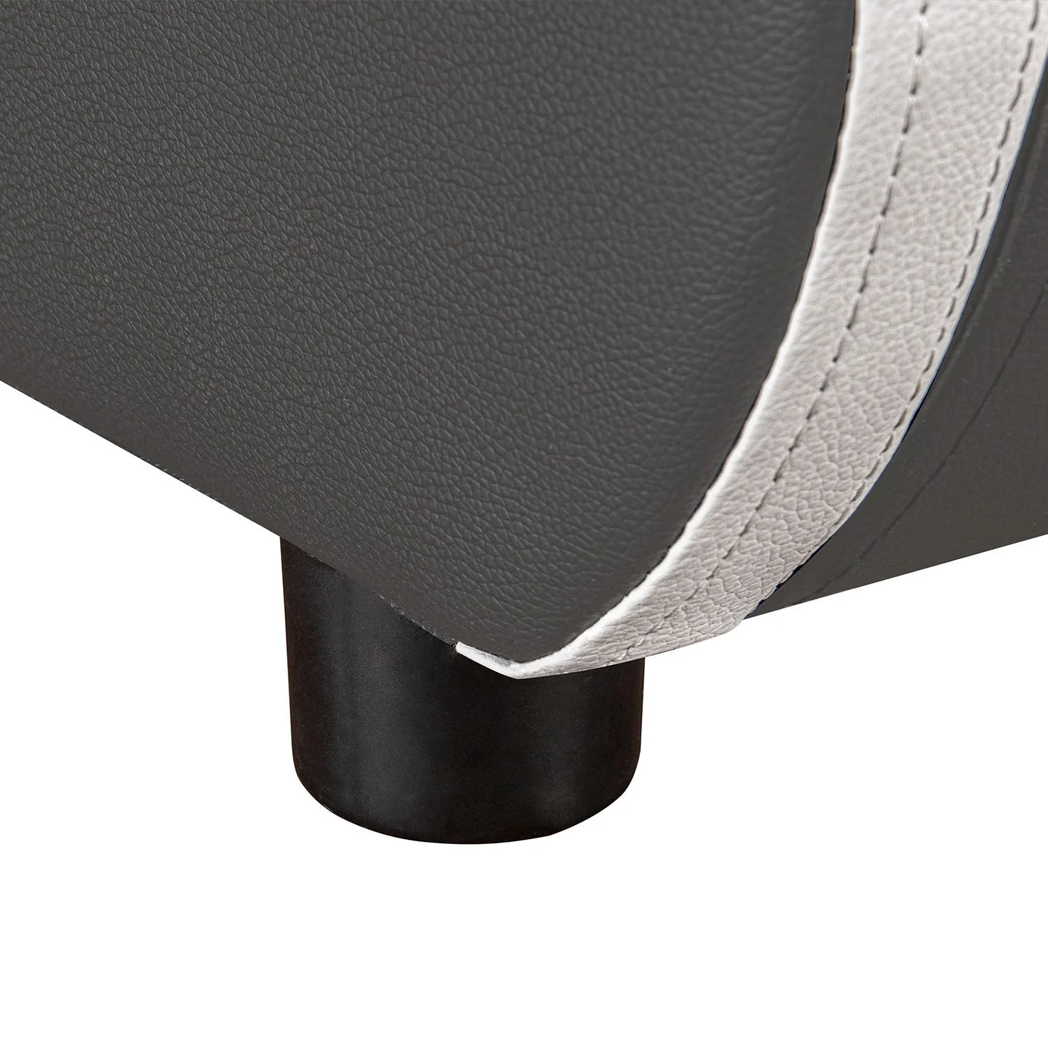 Lit capitonné Séville 2025, 140 x 200 cm, blanc