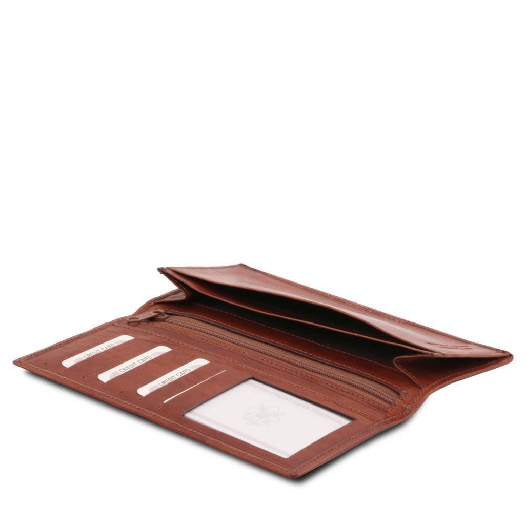 Exclusive vertical 2 fold leather wallet for men | TL140777