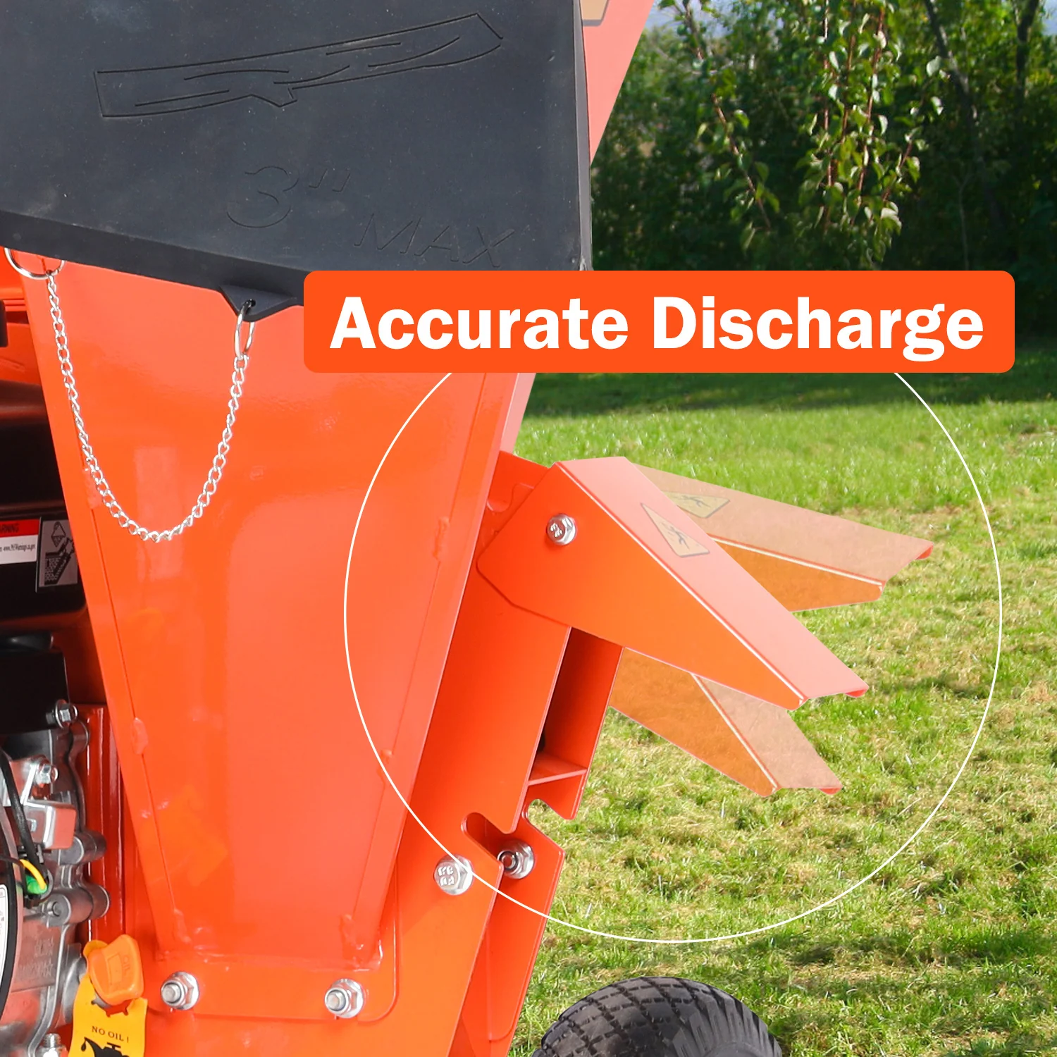 2025 EFCUT 3-i-1 flishugger og kompostkværn – 7 HK 212cc benzindrevet flishugger og kompostkværn. Dobbelt tragt. Maks. kapacitet 1,4 kg – Med opsamlingspose