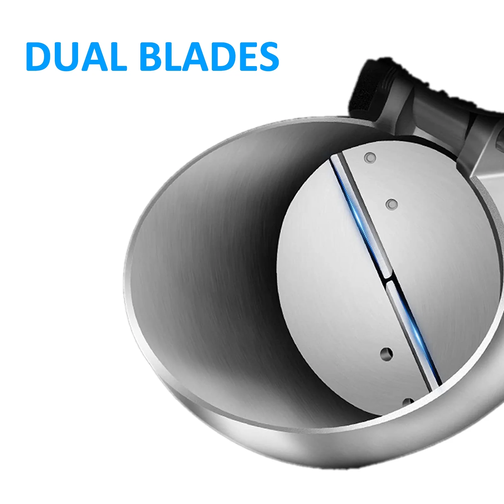 Ismaskine med dobbelt isknuser. Huiop Havou 300W isknuser.