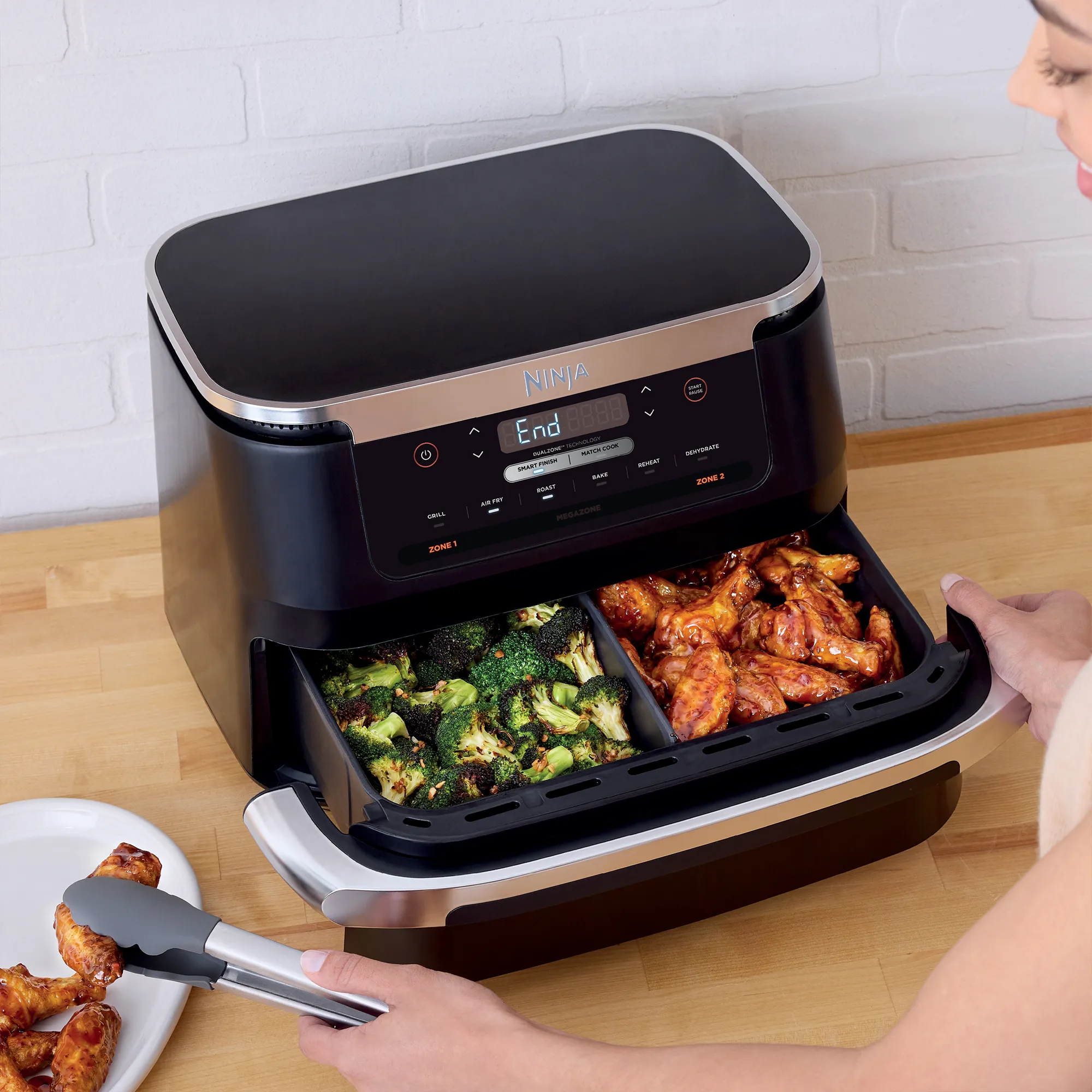 2025 Ninja FlexDrawer™ Airfryer med 6,6 L MegaZone™