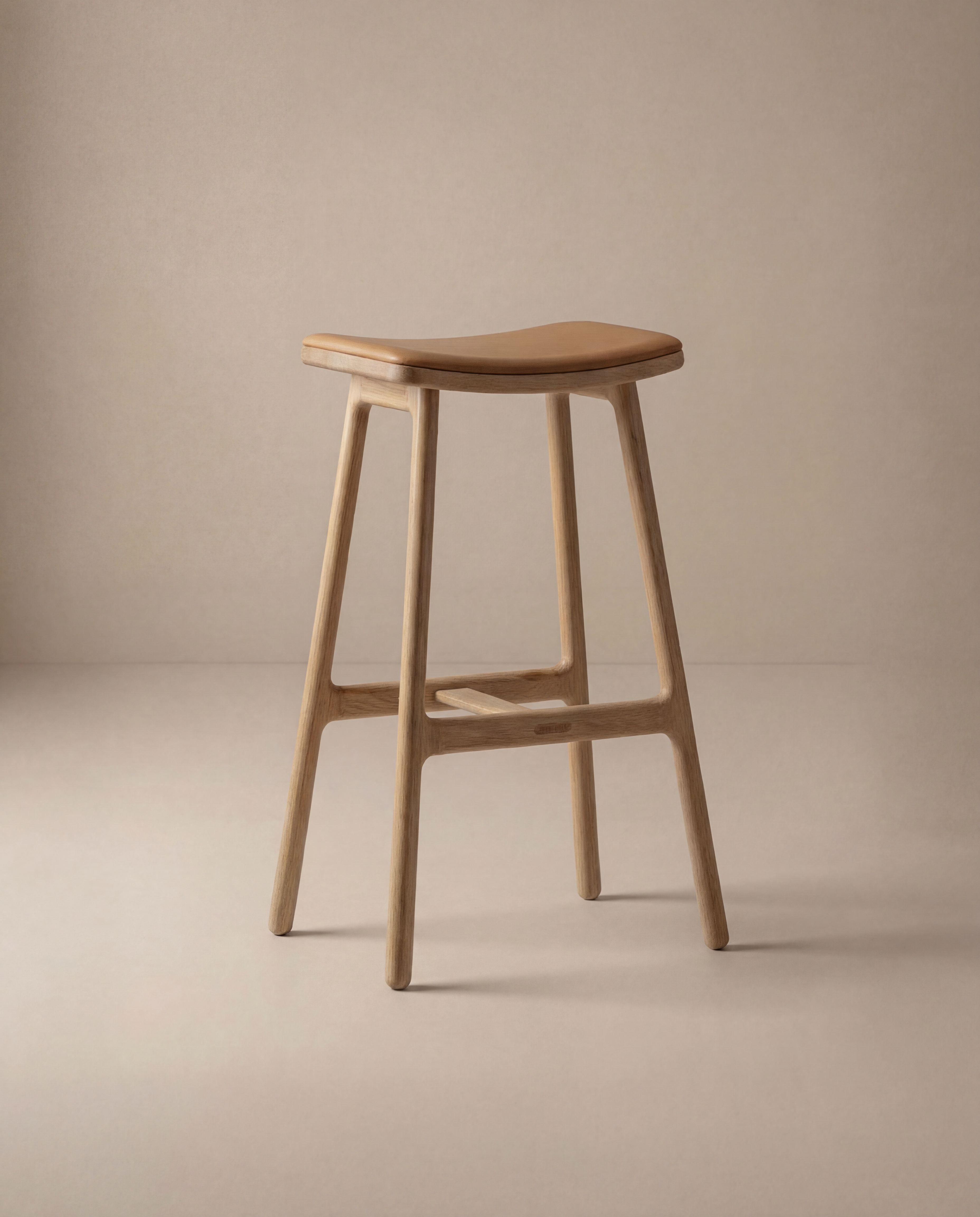 Taburete de mostrador Odd | Cuero