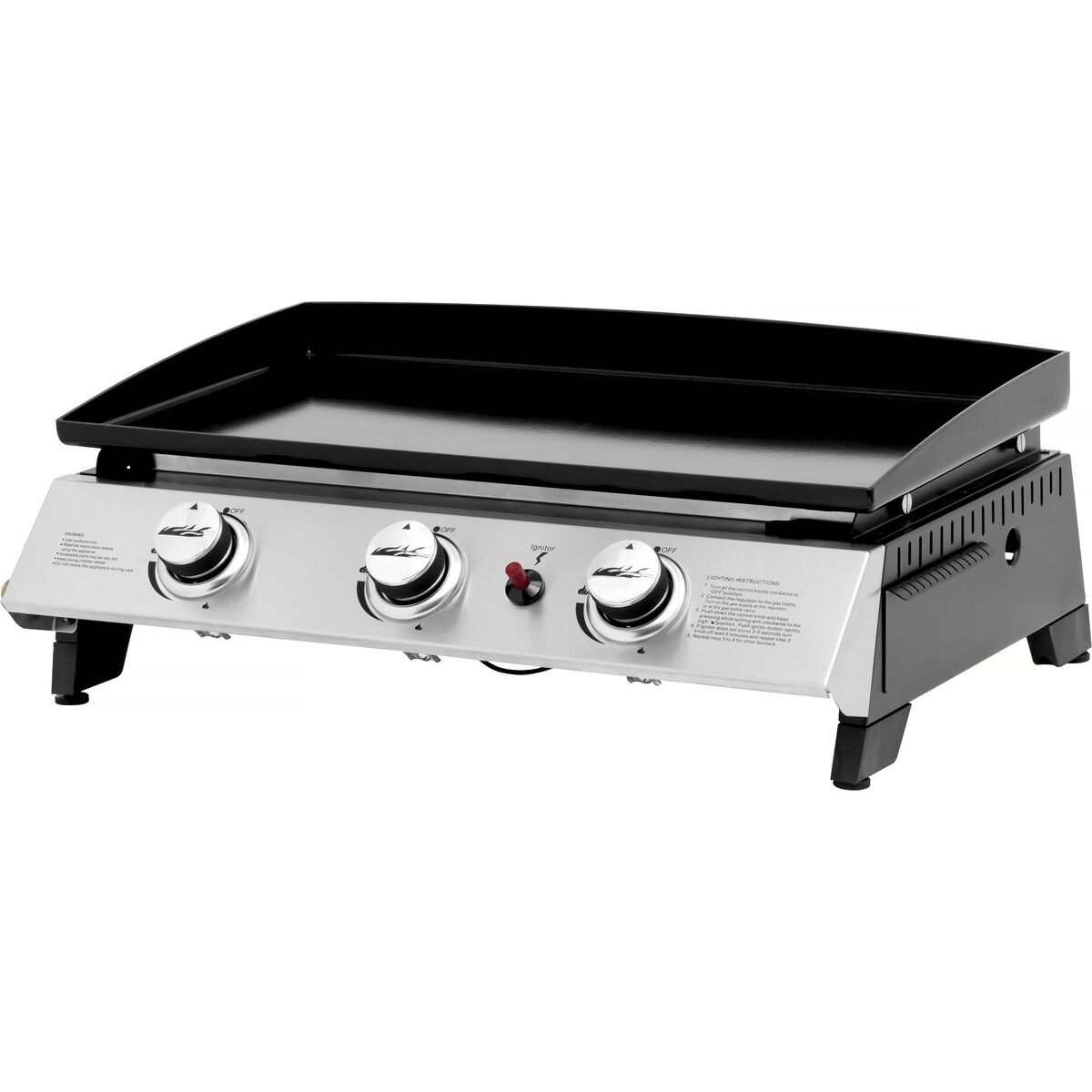 „Jolly“ 3-Flammen-Gasgrill – 7,5 kW – Grau