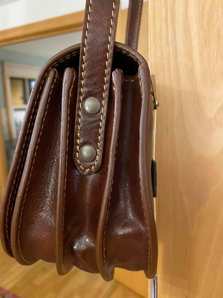 Isabella - leather saddle bag | TL9031