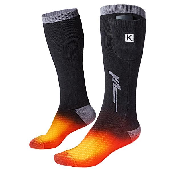 (Gratisgeschenk) Hochwertige beheizbare Socken mit wiederaufladbaren Akkus und Fernbedienung
