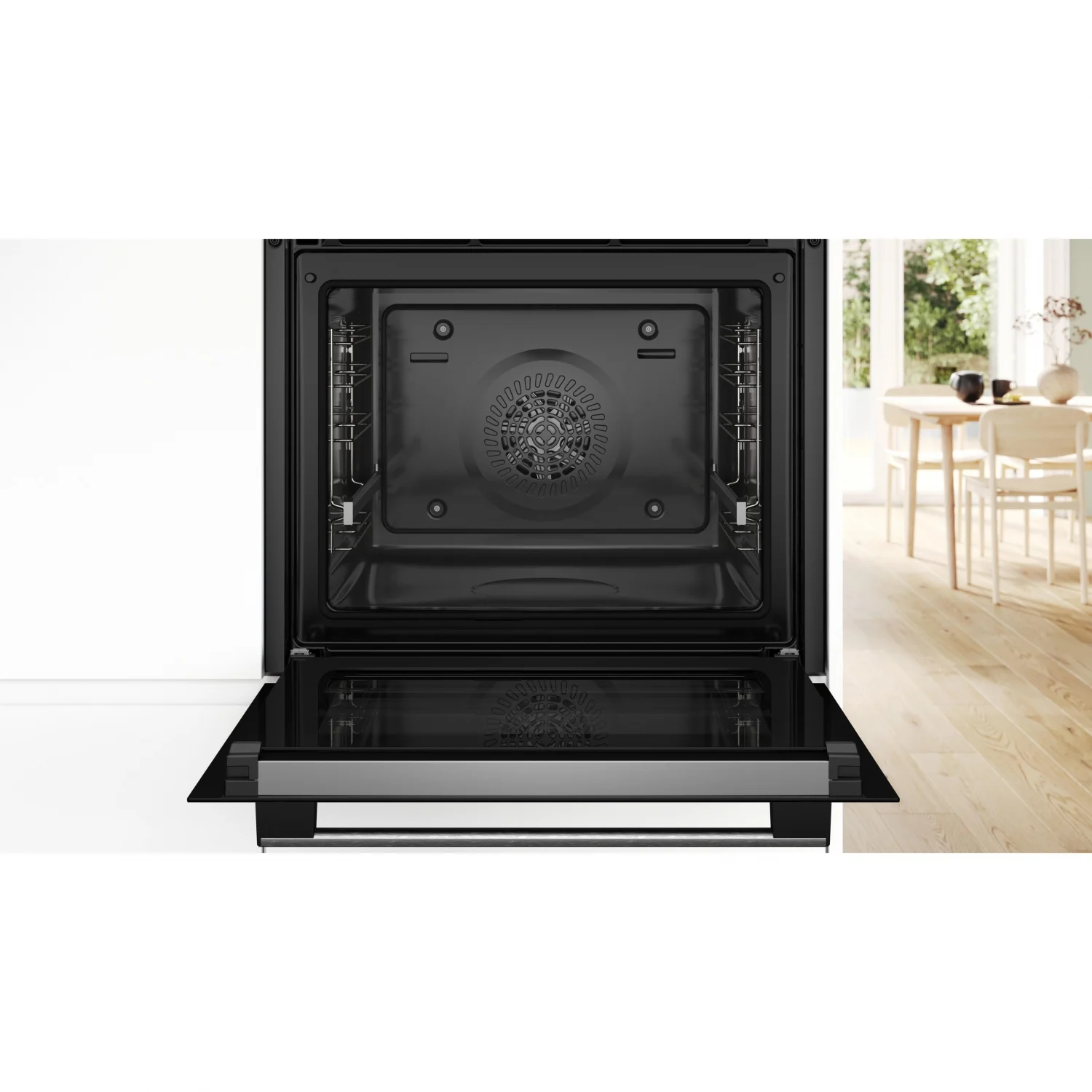 Bosch Multifunktionsbackofen 4HBA574ES3, 3600 W, 71 l, Klapptür, 7 Kochfunktionen, Energieeffizienzklasse A+ – Edelstahl