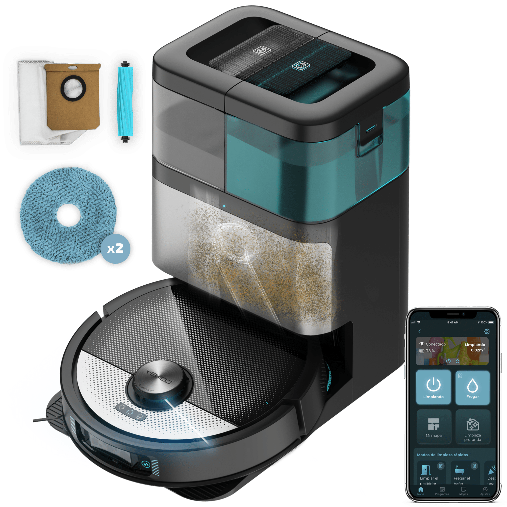 Conga 16090 AI SpinArm Home&Wash