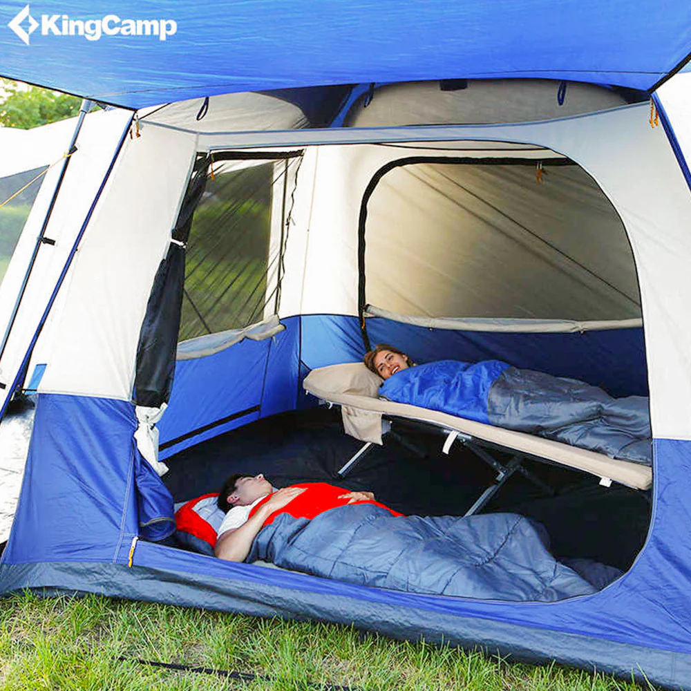 2025 KingCamp Meilfi Plus – Modernes, freistehendes Familienzelt mit einer hohen Innenhöhe von 220 cm