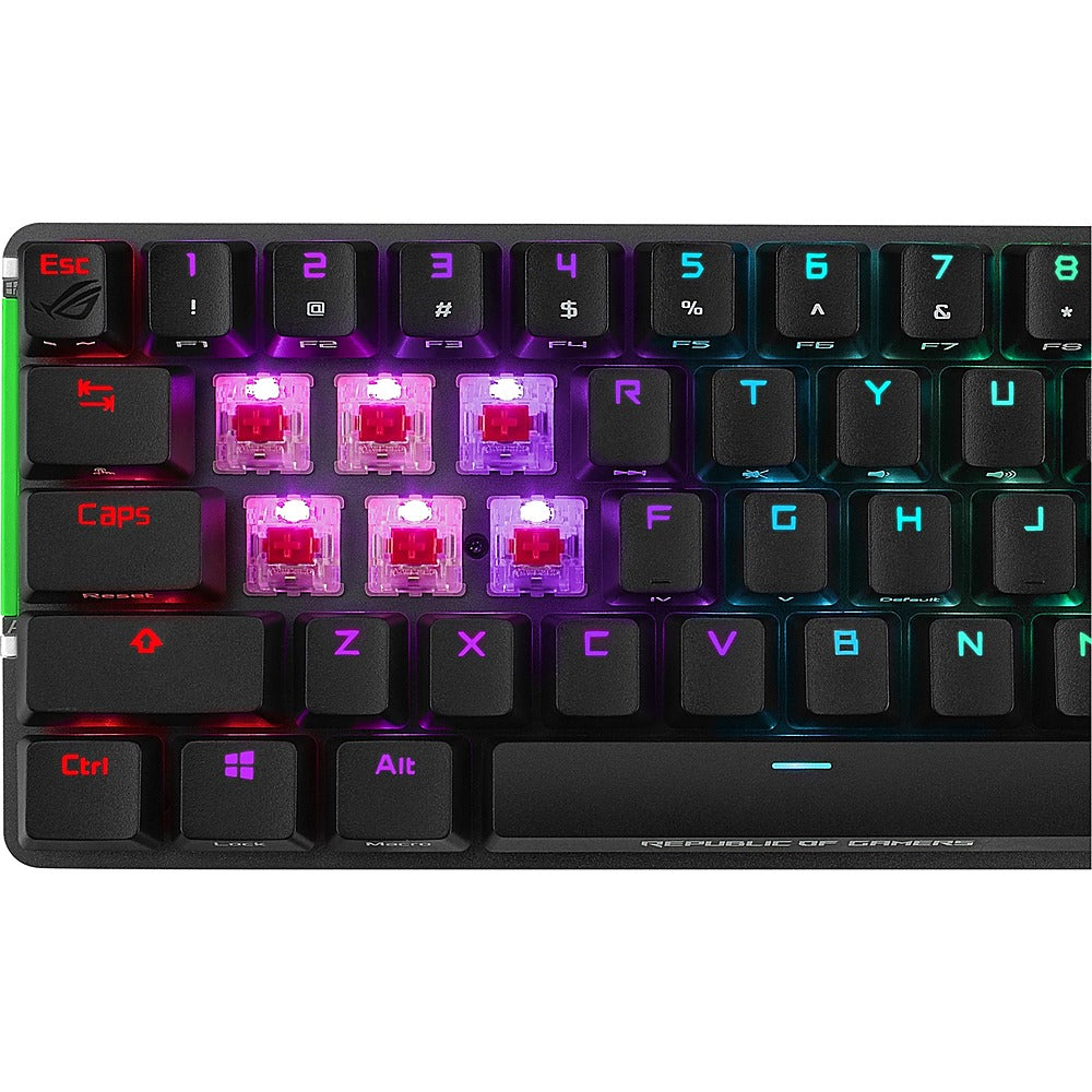 ASUS – Falchion NX Kabellose mechanische Gaming-Tastatur 65% – Schwarz