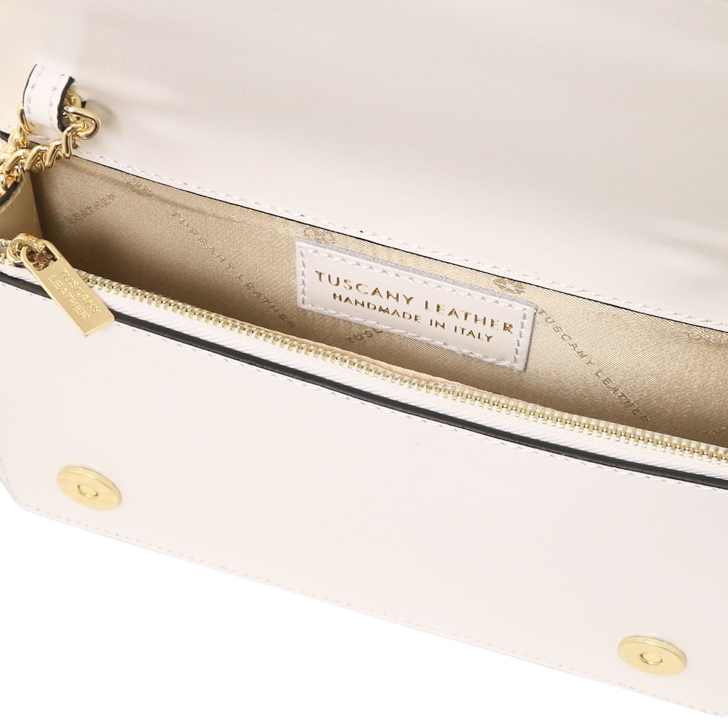 Opera - Leather clutch with chain strap | TL142505