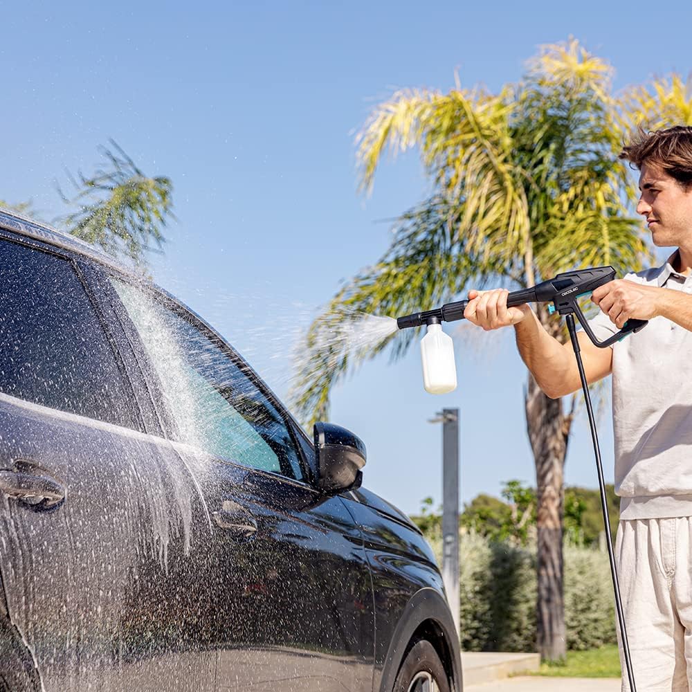 Cecotec HydroBoost 2400 AdvanceClean højtryksrenser. 2400W, Hjem, Have eller Bil, Flowhastighed på 480l/t, 180 trykbarer, Aluminiumpumpe, Aktionsradius 14 m