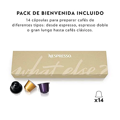 Machine à café à capsules Krups Nespresso Pixie (nouveau design 2025) | Espresso et Lungo | Style industriel | Faible consommation d'énergie | Arrêt automatique | Plateau réglable | Capsules recyclables | Modèle XN306T