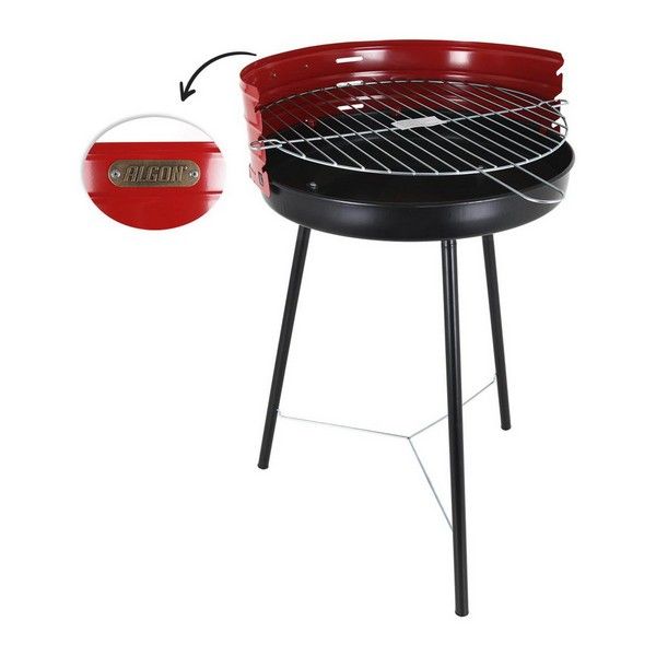 Roter runder Algon-Grill 42 cm